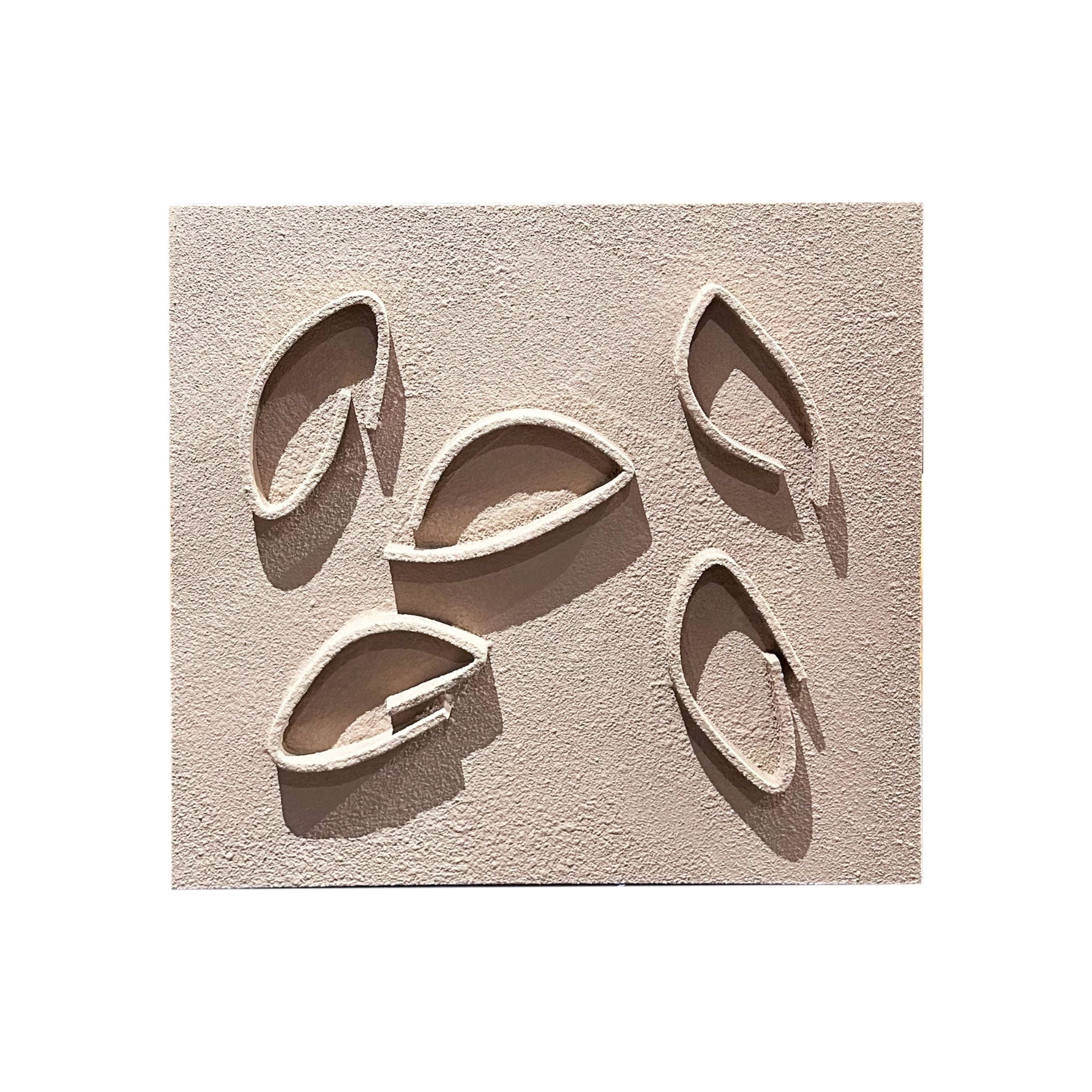 Shells 3D wall art Without Frame  SOASAMPLE015--60x60cm -  Artwork | لوحة جدارية ثلاثية الأبعاد بدون إطار 60*60 سم - ebarza Furniture UAE | Shop Modern Furniture in Abu Dhabi & Dubai - مفروشات ايبازرا في الامارات | تسوق اثاث عصري وديكورات مميزة في دبي وابوظبي
