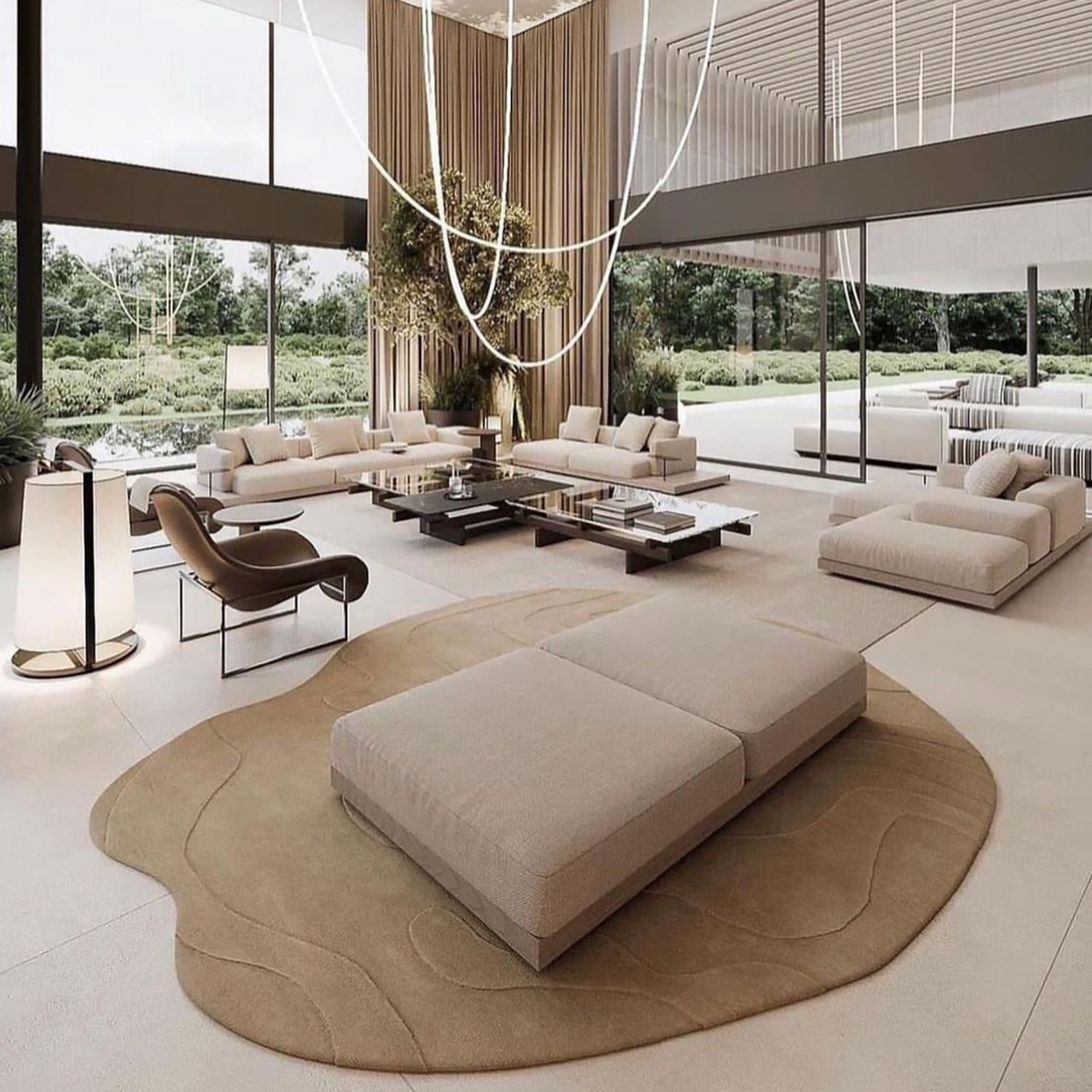 Display Item - 400X350 Cm  WOOL DARK BEIGE Rug JH-22726 Nakheel -  DISPLAY ITEM - ebarza Furniture UAE | Shop Modern Furniture in Abu Dhabi & Dubai - مفروشات ايبازرا في الامارات | تسوق اثاث عصري وديكورات مميزة في دبي وابوظبي