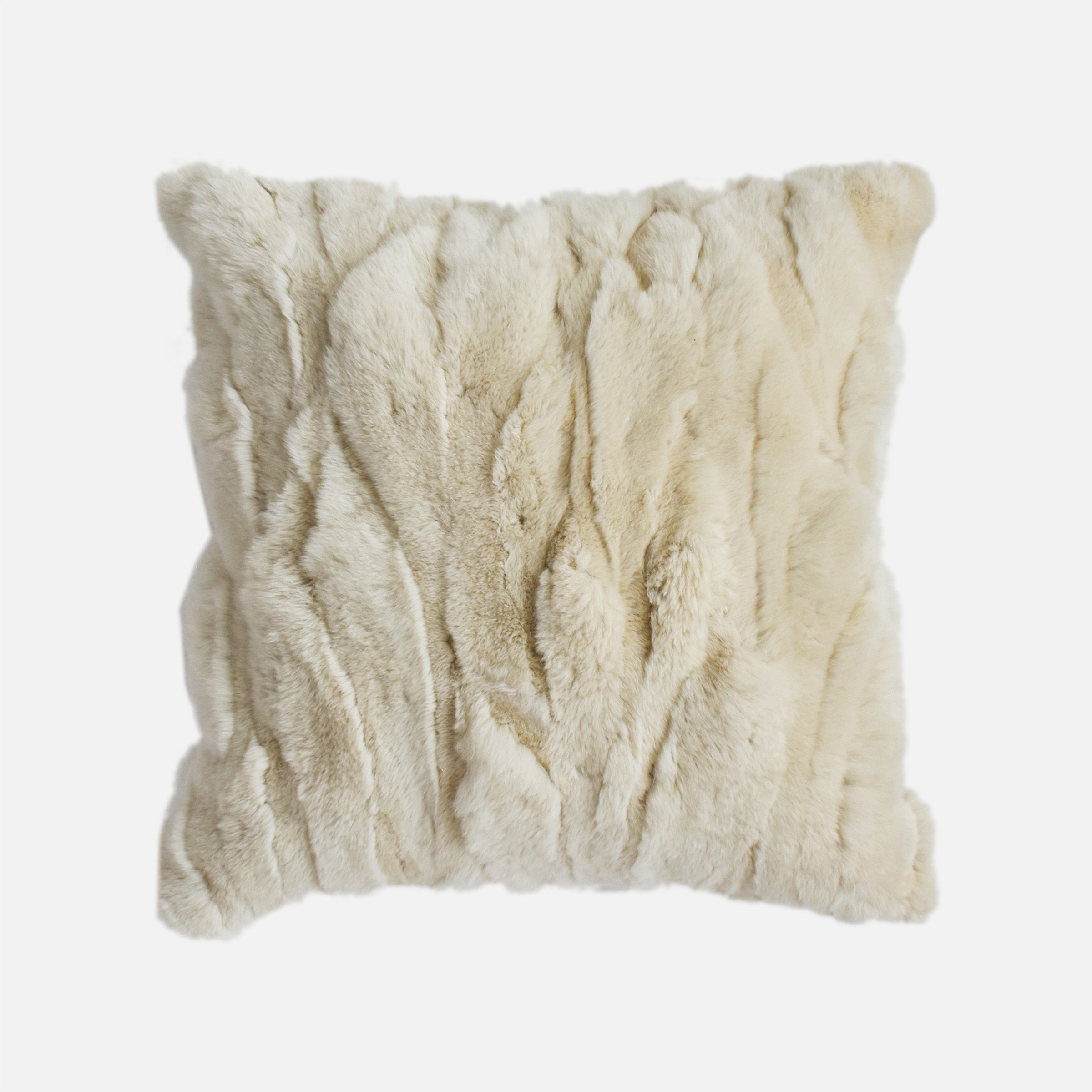 45*45 SKJG Odom Rex Rabbit Hair Cushion - ECC073 -  Cushions - ebarza Furniture UAE | Shop Modern Furniture in Abu Dhabi & Dubai - مفروشات ايبازرا في الامارات | تسوق اثاث عصري وديكورات مميزة في دبي وابوظبي