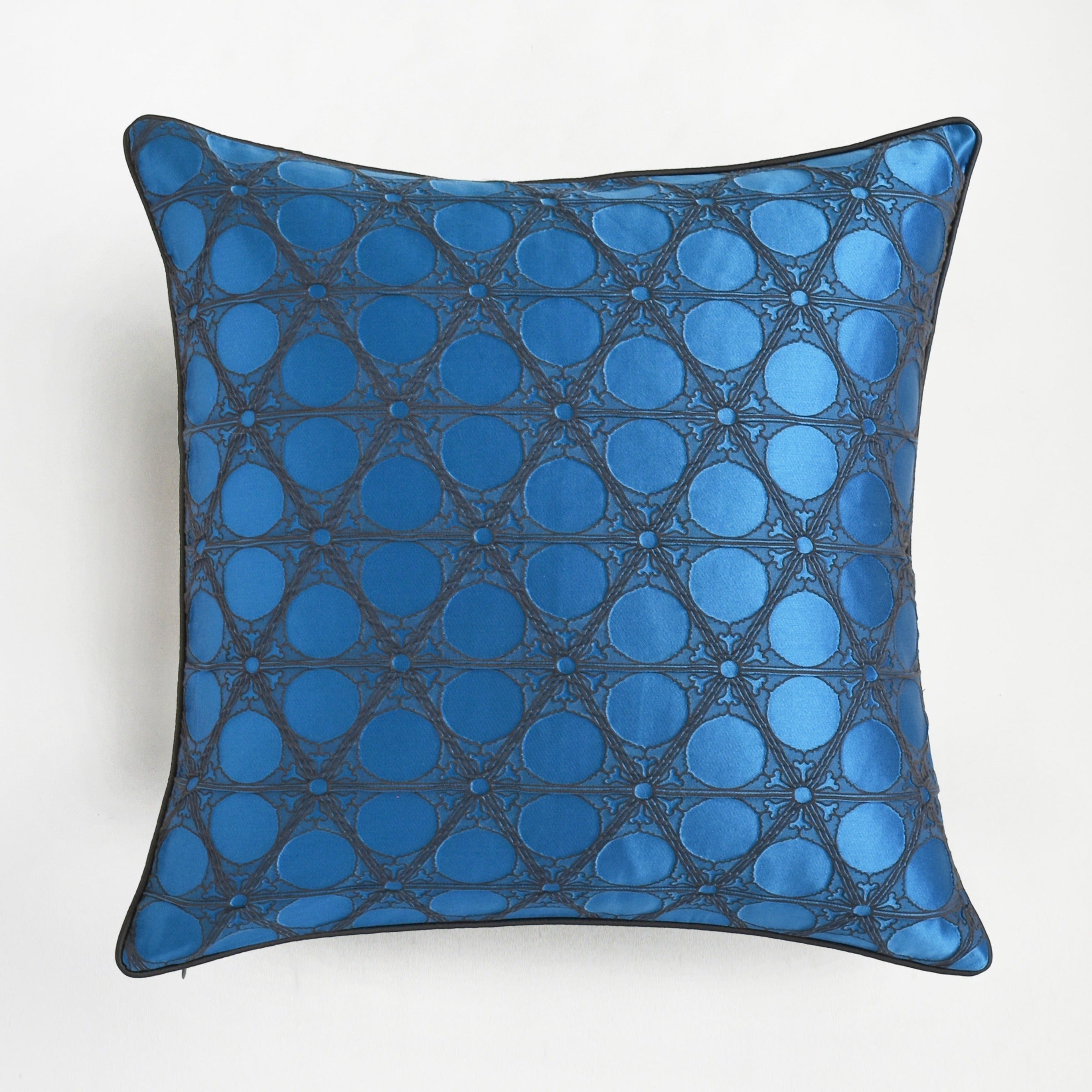 BEACON Zereda Jacquard Cushion, 45x45 inches, stylish decorative cushion with intricate jacquard pattern for living room decor