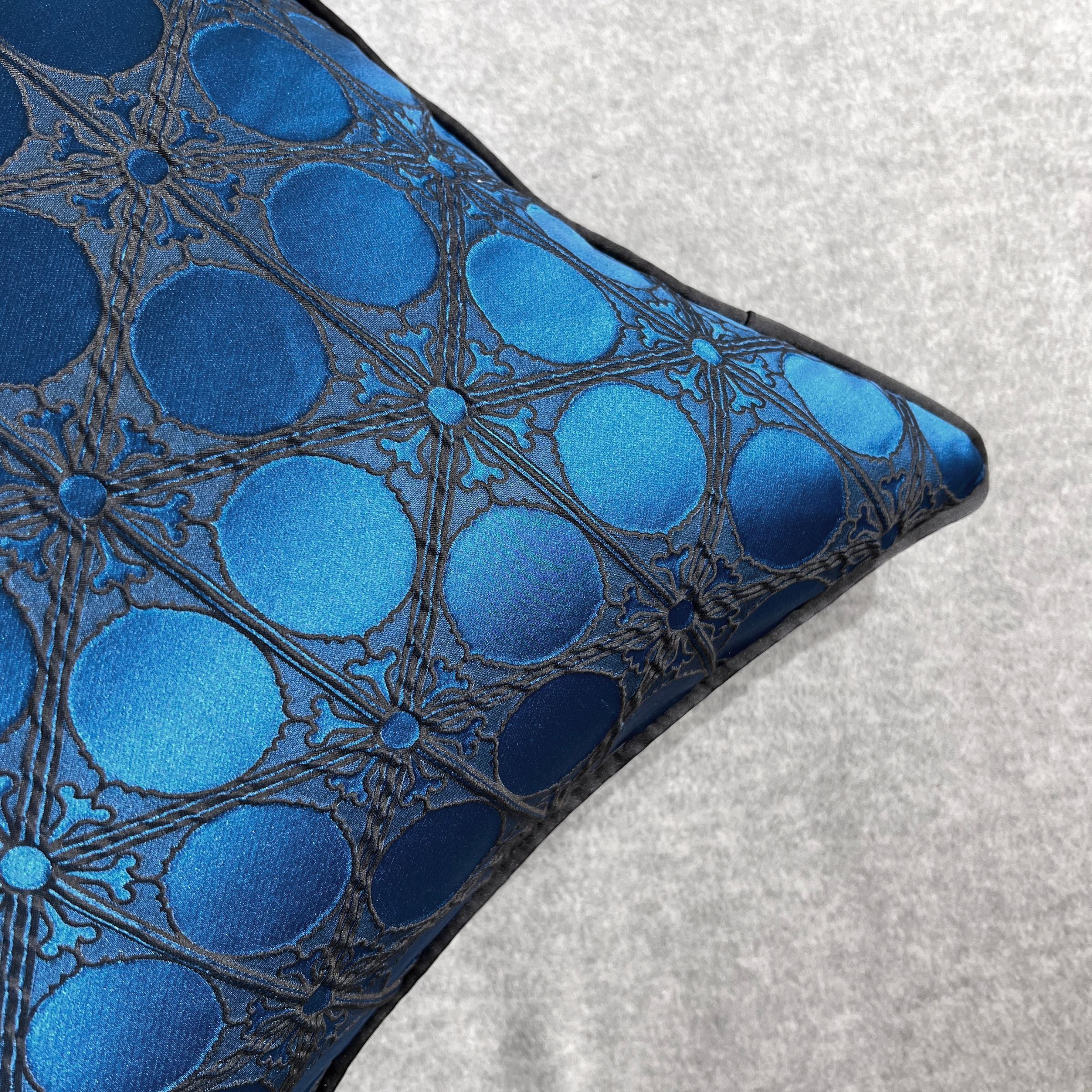 BEACON Zereda Jacquard Cushion 45x45 with intricate woven pattern, decorative home cushion for living room or bedroom.