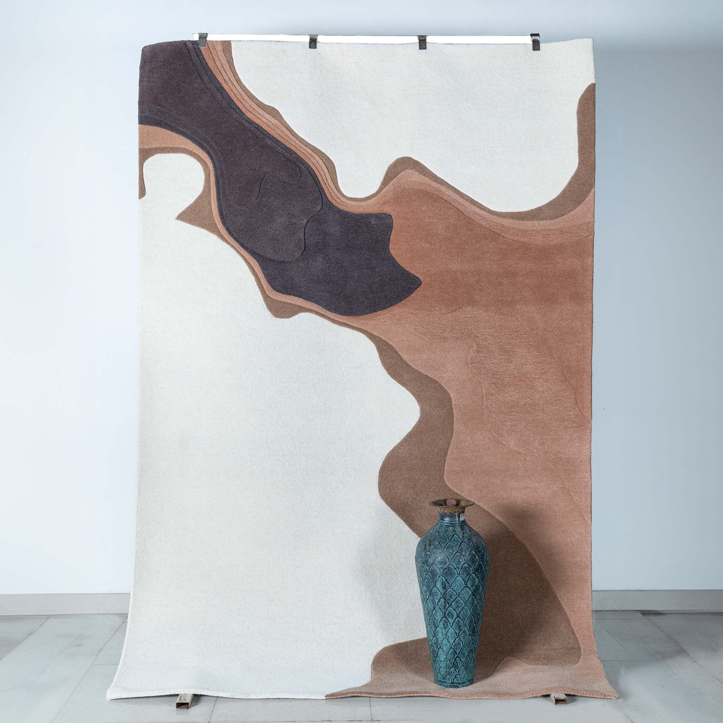 450X300 Cm Driftwood Melody WOOL BEIGE AND DARK BEIGE Rug JH-22739 -  Rugs - ebarza Furniture UAE | Shop Modern Furniture in Abu Dhabi & Dubai - مفروشات ايبازرا في الامارات | تسوق اثاث عصري وديكورات مميزة في دبي وابوظبي