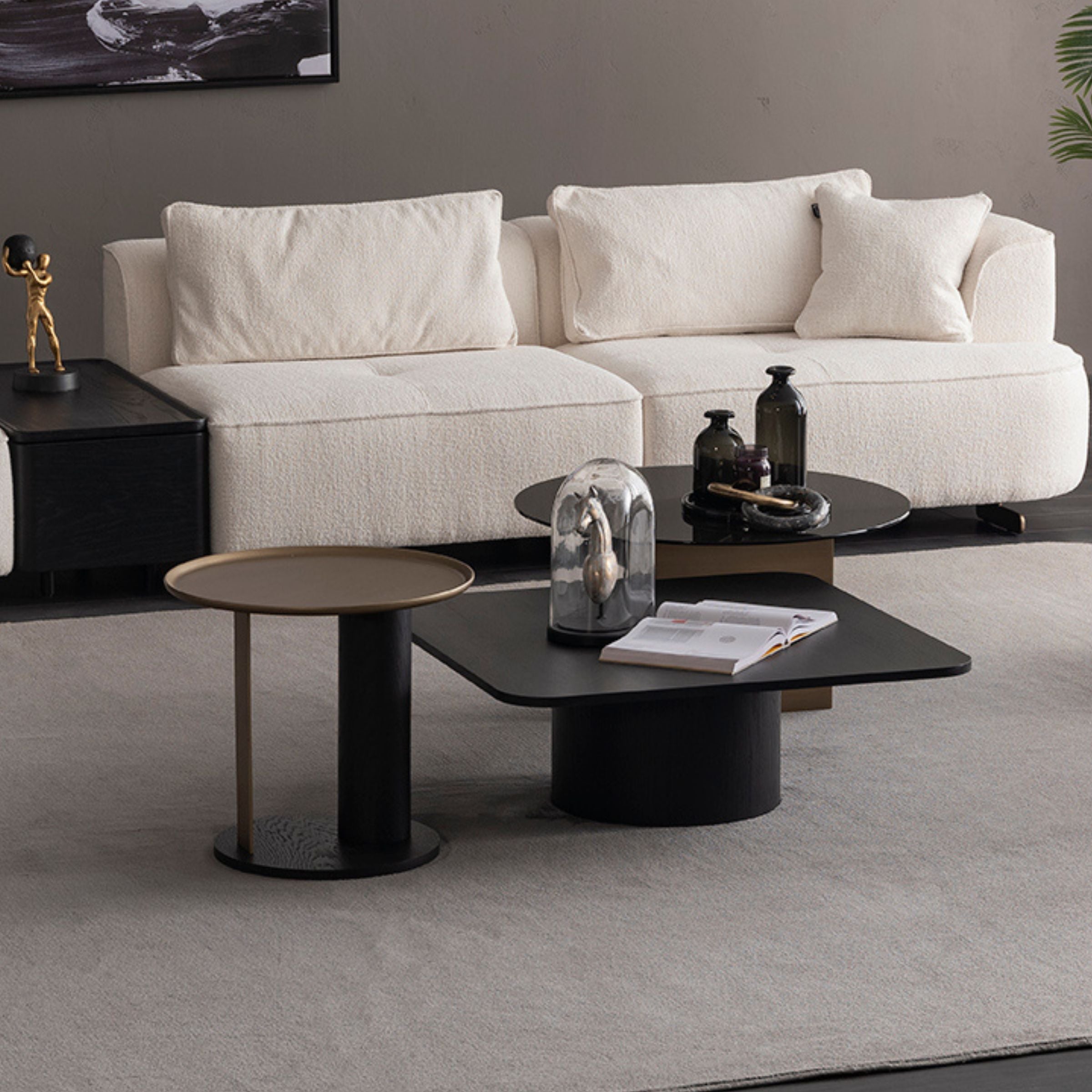 Grande Side Table ORXGRND-ST55 -  Side Tables | طاولة جانبية جراند - ebarza Furniture UAE | Shop Modern Furniture in Abu Dhabi & Dubai - مفروشات ايبازرا في الامارات | تسوق اثاث عصري وديكورات مميزة في دبي وابوظبي