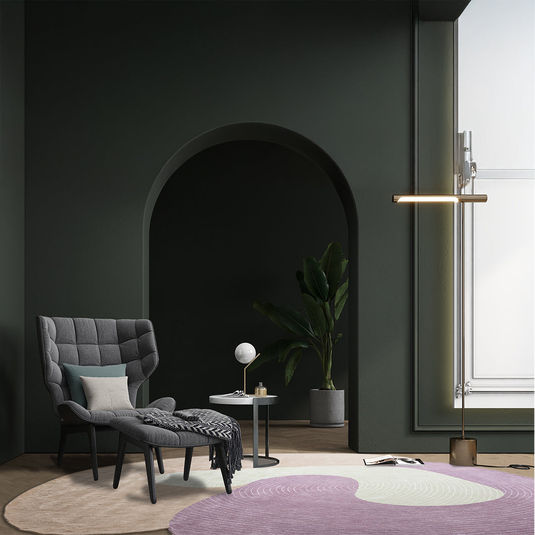 500X500 Cm Beige, Brown and Pink Wool Rug JH-23546 -  Rugs - ebarza Furniture UAE | Shop Modern Furniture in Abu Dhabi & Dubai - مفروشات ايبازرا في الامارات | تسوق اثاث عصري وديكورات مميزة في دبي وابوظبي