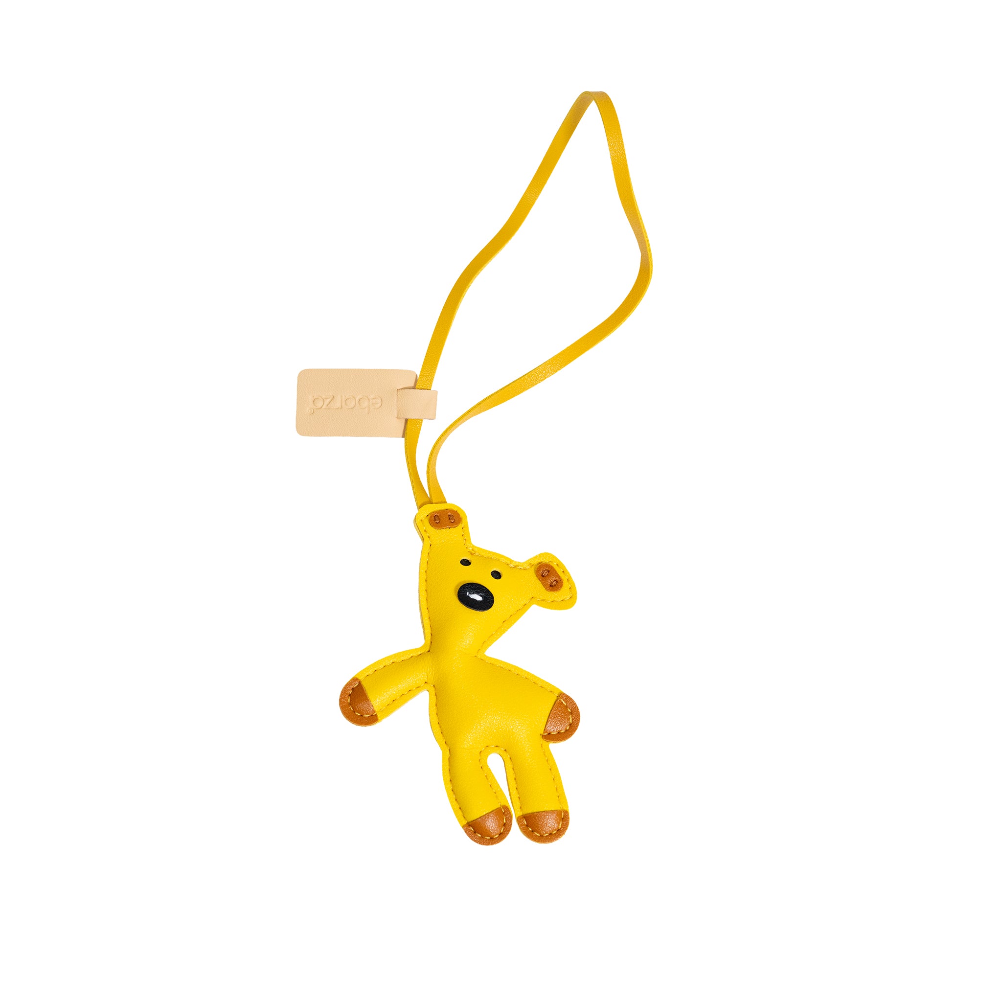 BEACON Keychain 006 with colorful design, metal keyring, and branded logo on a smooth surface.