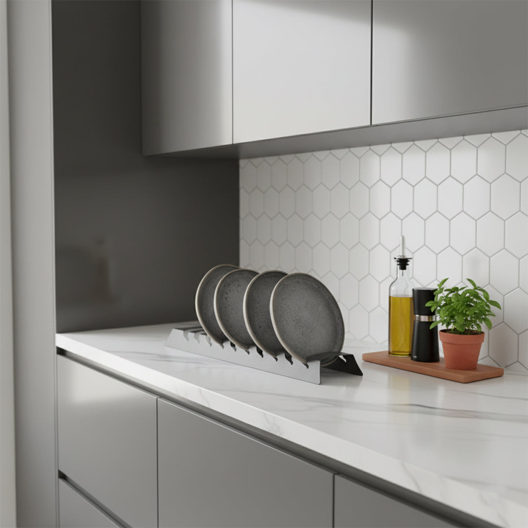 Plate Rack 54x15CM  VDR-002 -  Drawer organizers - ebarza Furniture UAE | Shop Modern Furniture in Abu Dhabi & Dubai - مفروشات ايبازرا في الامارات | تسوق اثاث عصري وديكورات مميزة في دبي وابوظبي