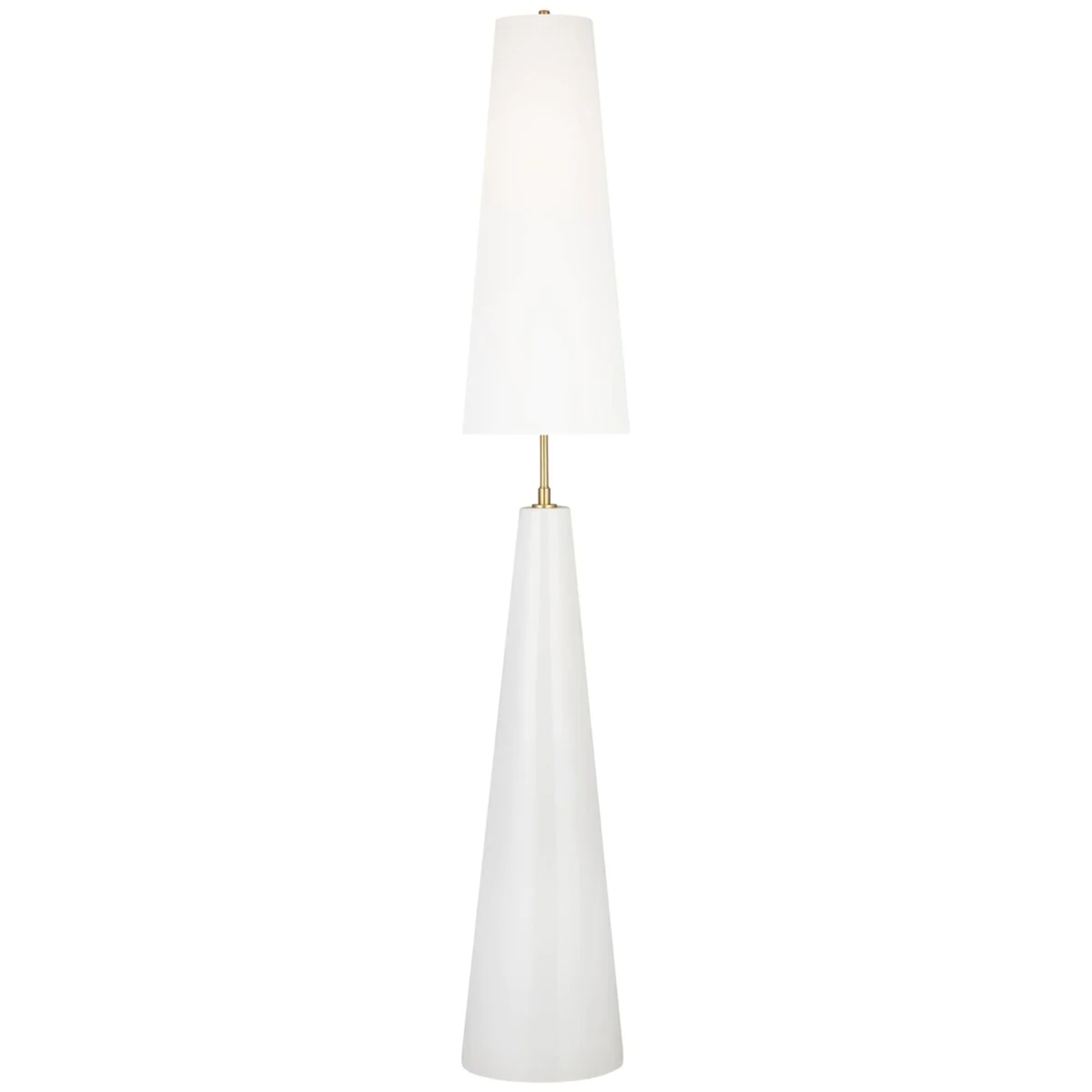 White Floor Lamp CY-LTD-1008-W -  Floor Lamps | مصباح أرضي أبيض - ebarza Furniture UAE | Shop Modern Furniture in Abu Dhabi & Dubai - مفروشات ايبازرا في الامارات | تسوق اثاث عصري وديكورات مميزة في دبي وابوظبي