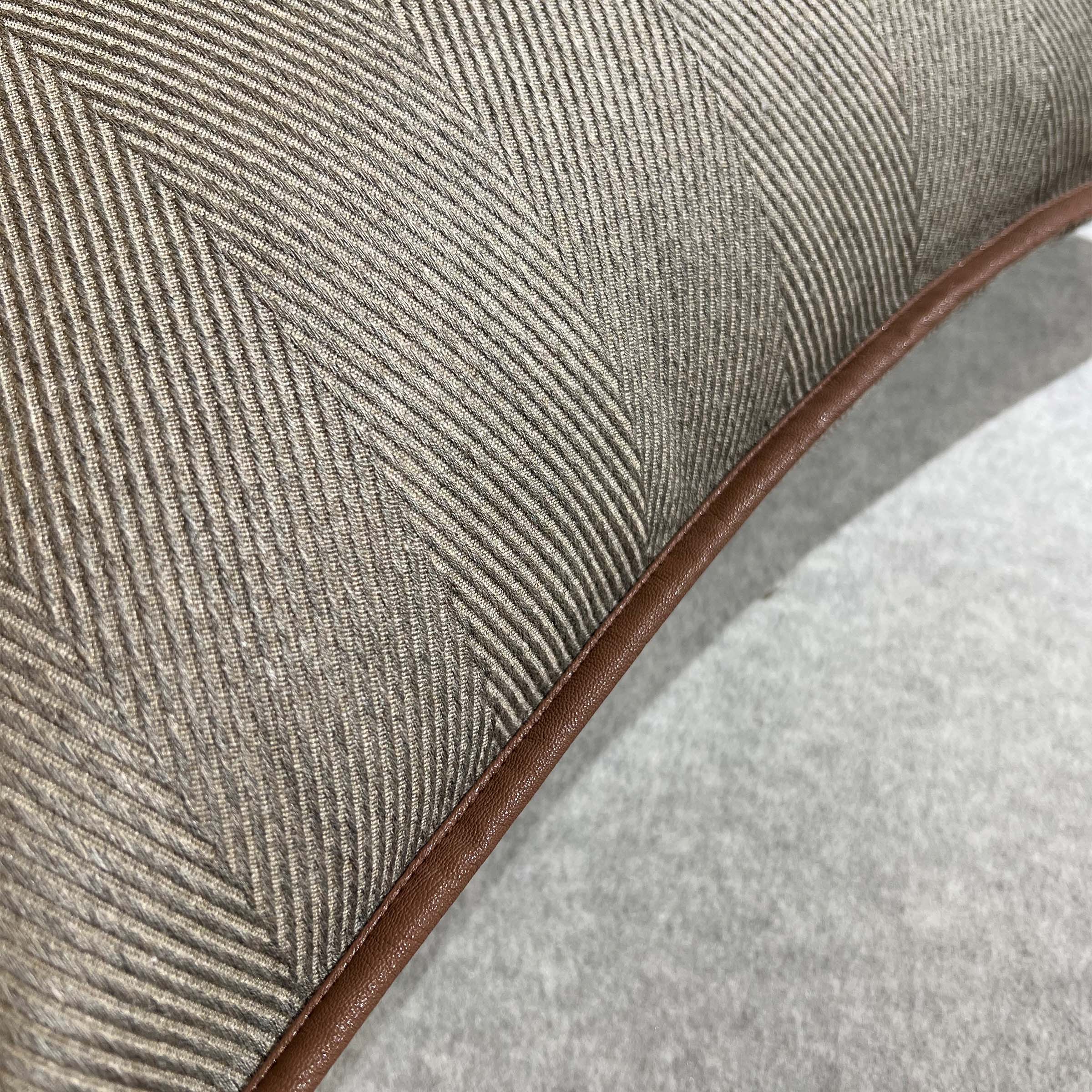 60*60 Nelson  Wool Blend Cushion - ECC082 -  Cushions - ebarza Furniture UAE | Shop Modern Furniture in Abu Dhabi & Dubai - مفروشات ايبازرا في الامارات | تسوق اثاث عصري وديكورات مميزة في دبي وابوظبي