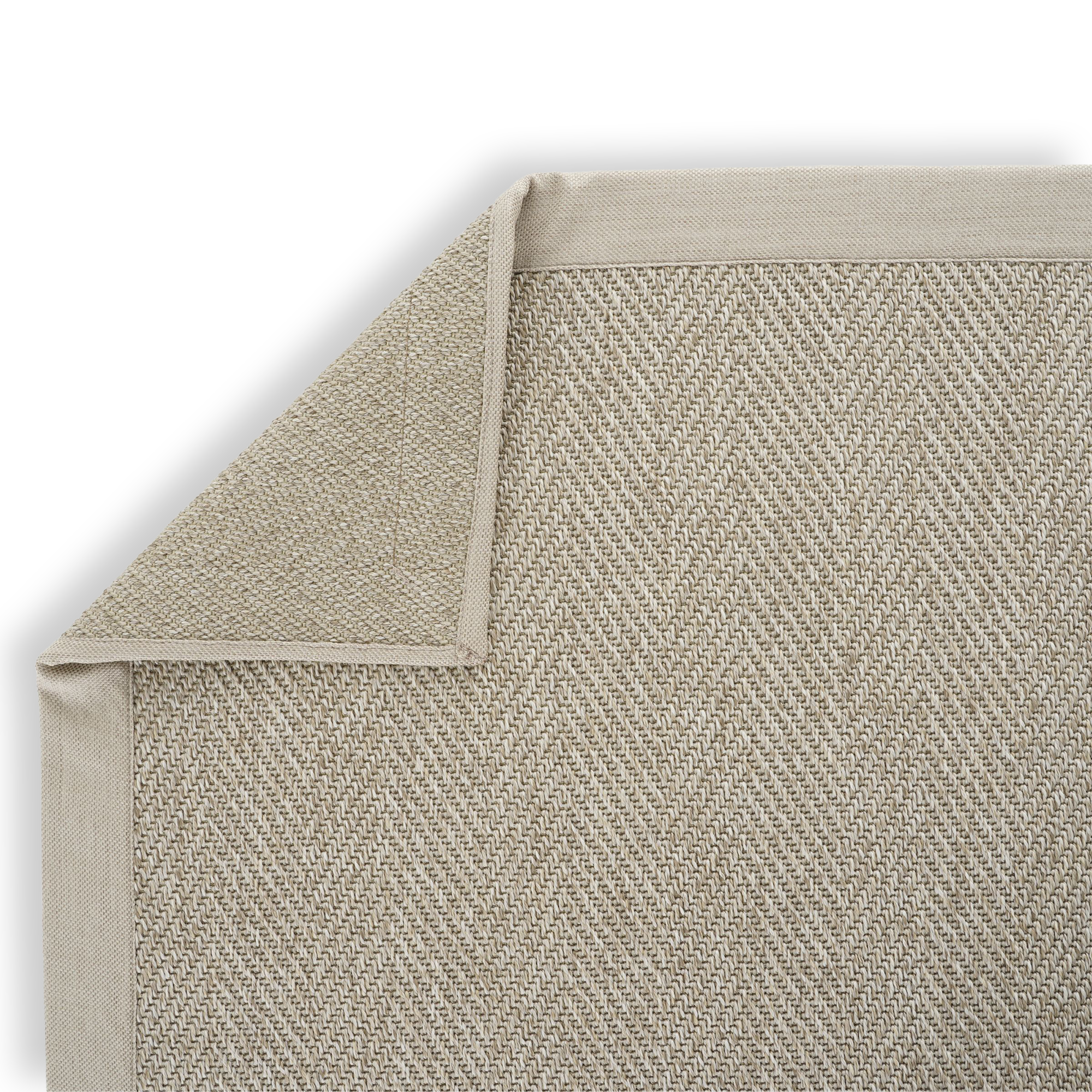 600x400 cm Sydney sisal rug by COOL HALI, natural textured rug with durable sisal fibers in a spacious living area.