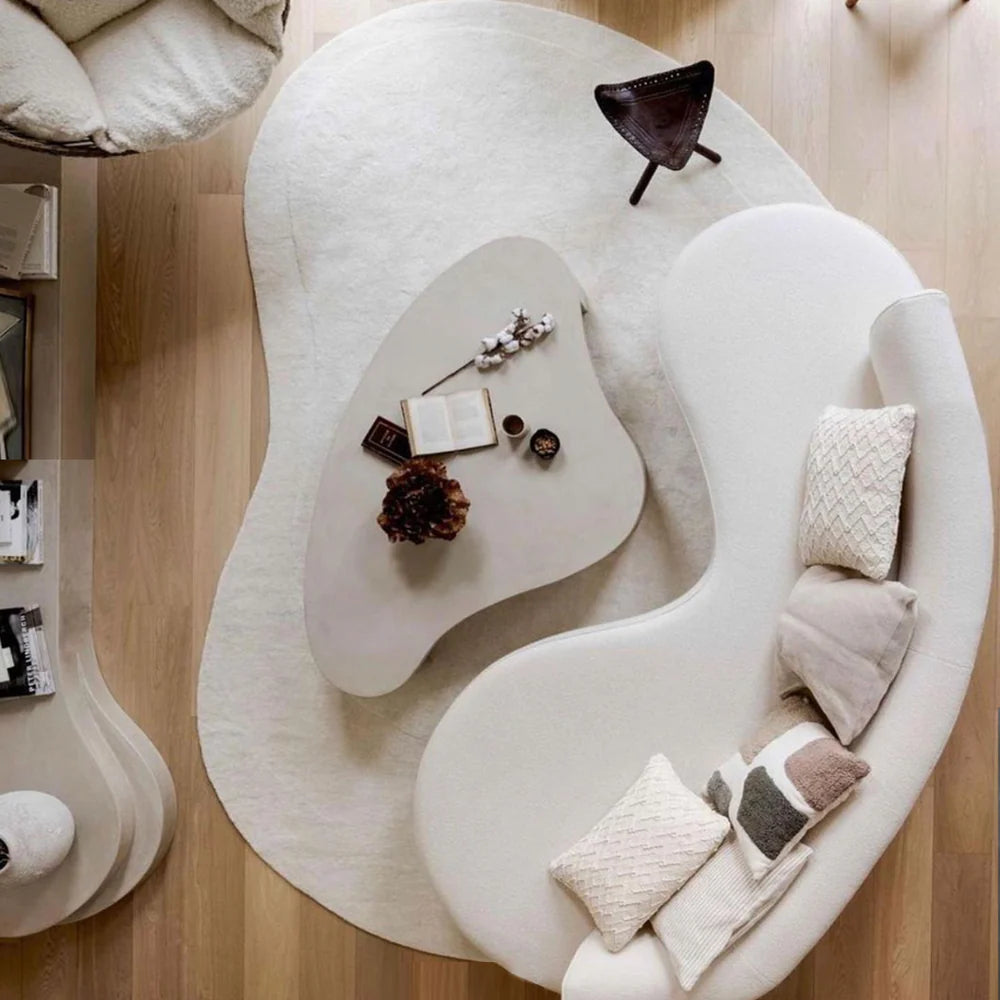 600X400 Cm WOOL BEIGE Rug JH-22736 -  Rugs - ebarza Furniture UAE | Shop Modern Furniture in Abu Dhabi & Dubai - مفروشات ايبازرا في الامارات | تسوق اثاث عصري وديكورات مميزة في دبي وابوظبي