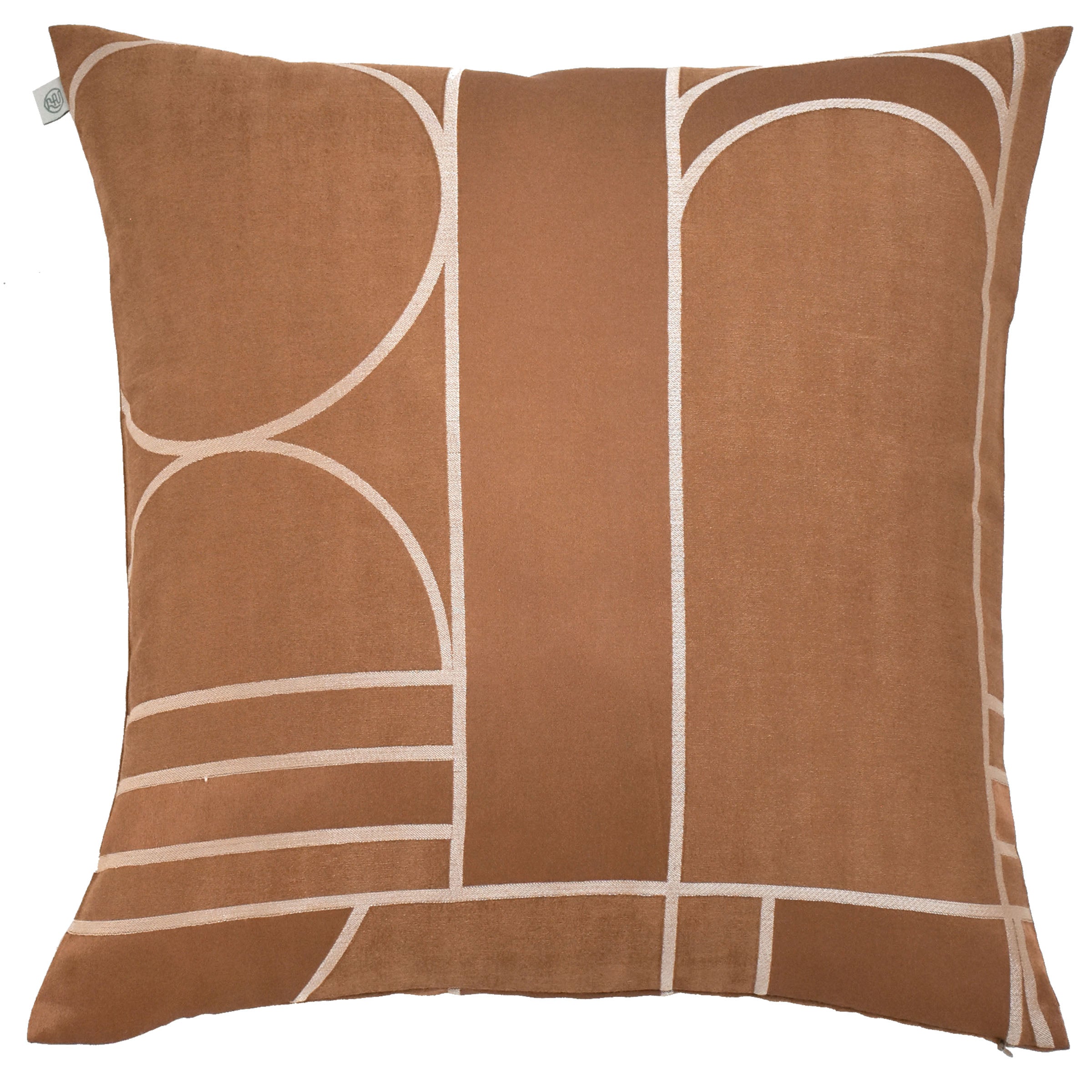 60X60 Cm Ebarza Mondrian Jacquard Cushion ECC058 -  Cushions - ebarza Furniture UAE | Shop Modern Furniture in Abu Dhabi & Dubai - مفروشات ايبازرا في الامارات | تسوق اثاث عصري وديكورات مميزة في دبي وابوظبي