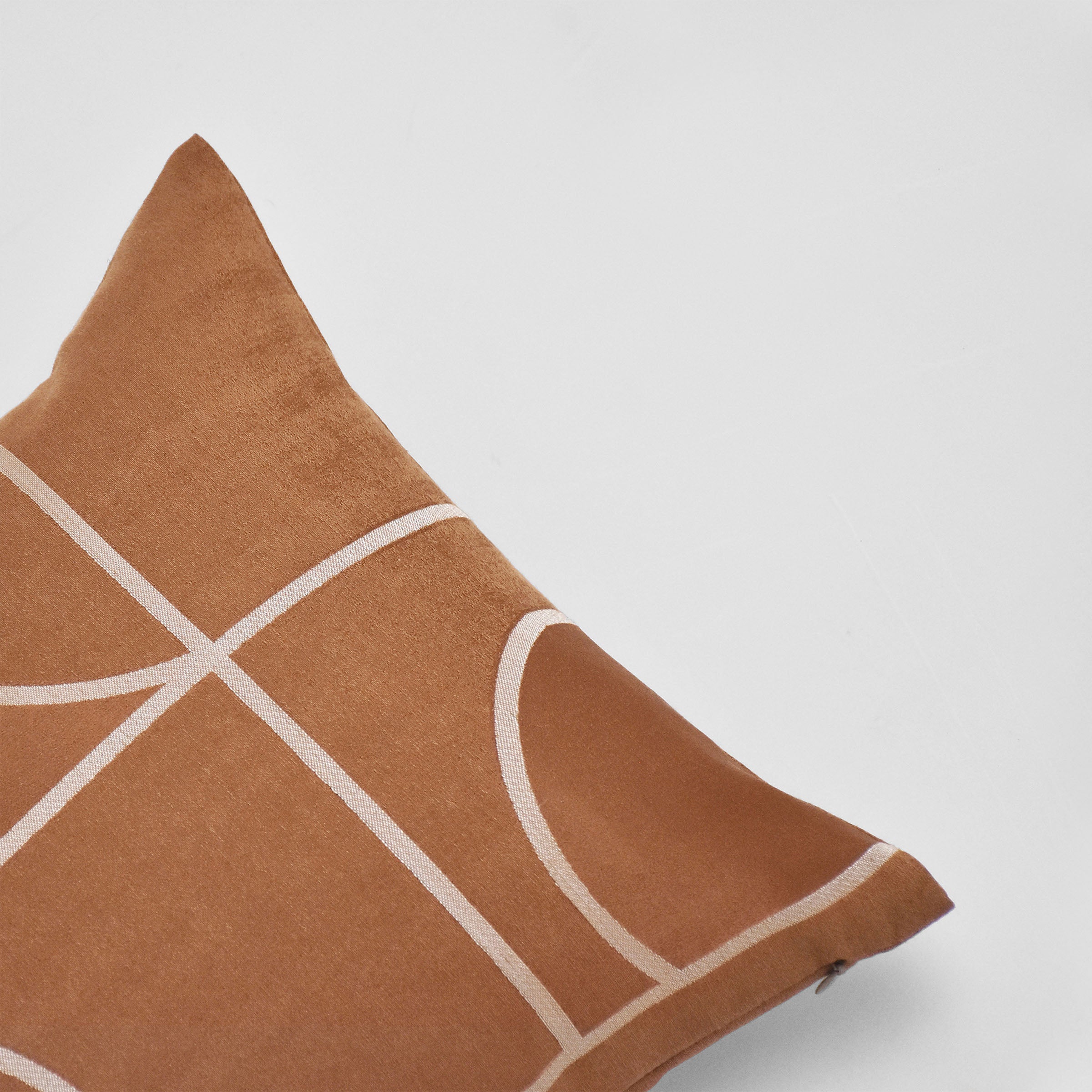 60X60 Cm Ebarza Mondrian Jacquard Cushion ECC058 -  Cushions - ebarza Furniture UAE | Shop Modern Furniture in Abu Dhabi & Dubai - مفروشات ايبازرا في الامارات | تسوق اثاث عصري وديكورات مميزة في دبي وابوظبي