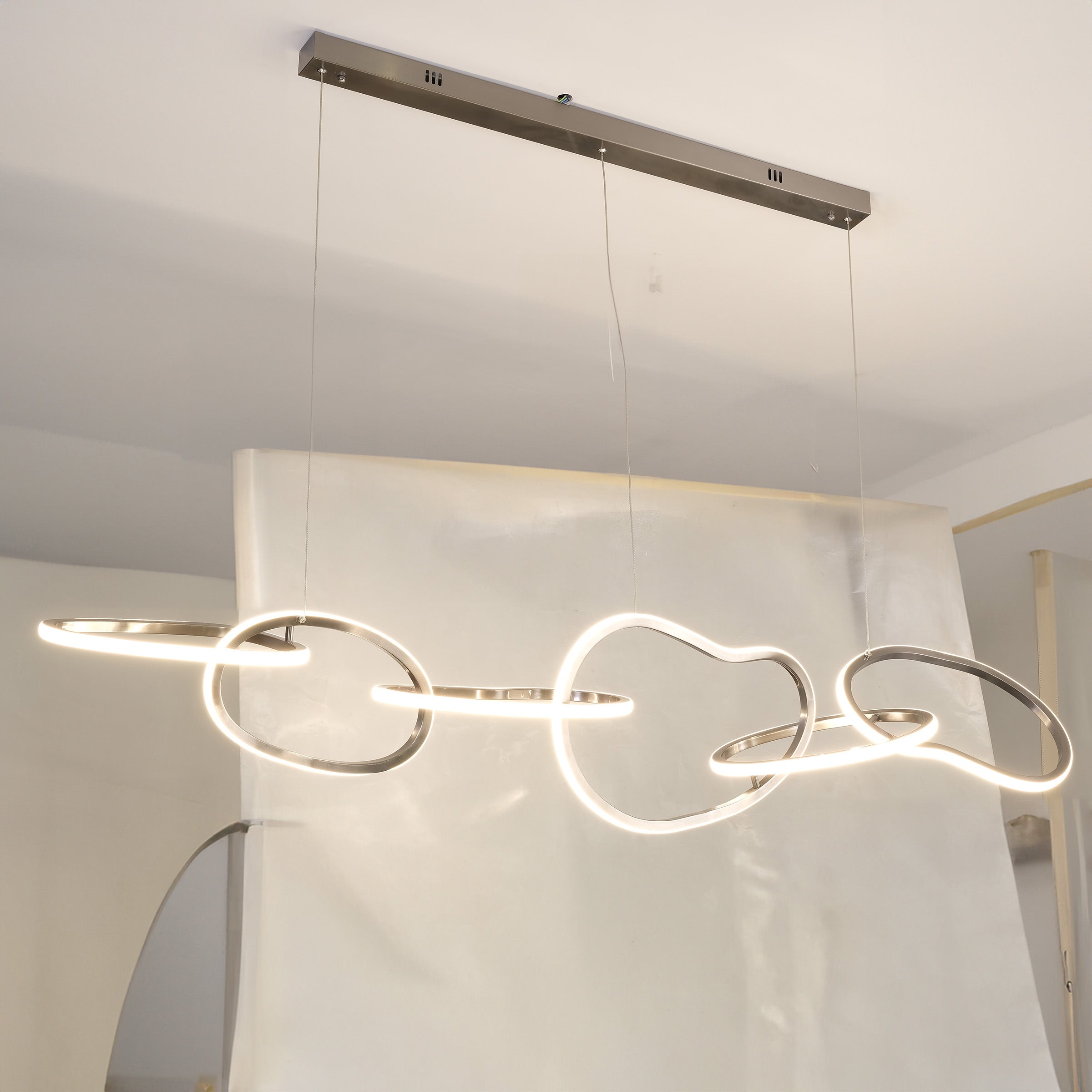 6x Eclipse Pendant lamp  CY-DD-1055 -  Pendant Lamps - ebarza Furniture UAE | Shop Modern Furniture in Abu Dhabi & Dubai - مفروشات ايبازرا في الامارات | تسوق اثاث عصري وديكورات مميزة في دبي وابوظبي
