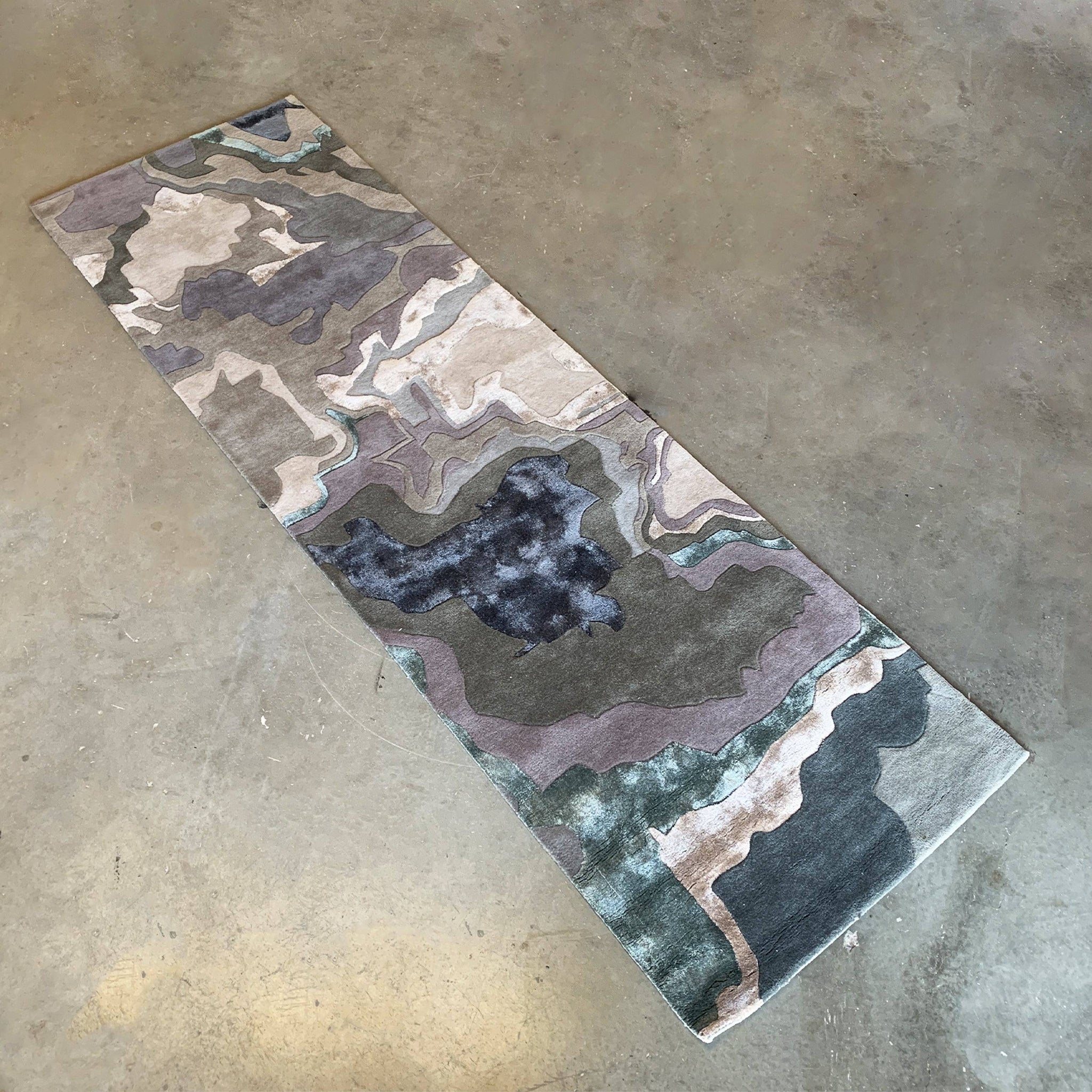 90X300 Cm Handmade Wool Rug Jh-20728-S