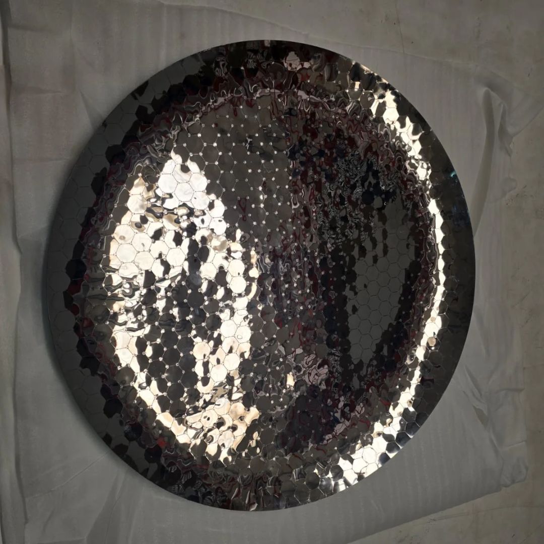 AS IS - Hand Crafted Mirror Stainless Steel Artwork BG20220029