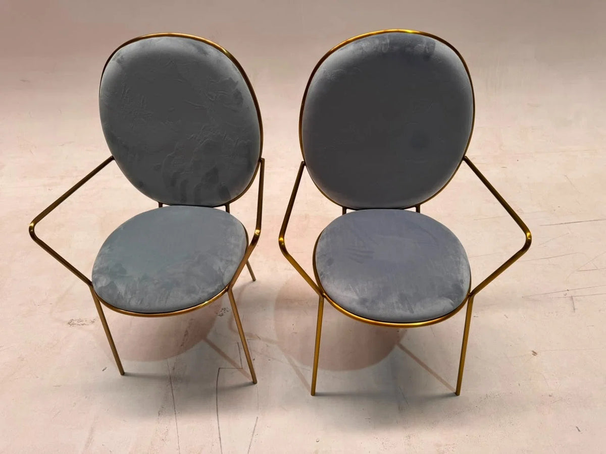 AS IS - Velletri  Dinning Chair Tg-199-Lgiht Blue