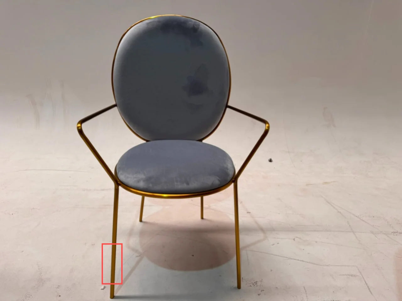 AS IS - Velletri  Dinning Chair Tg-199-Lgiht Blue