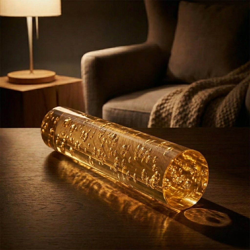 Acrylic Bubble Rod wall panel profile from BEACON, featuring a clear acrylic design with bubble pattern, ideal for modern interior decor.