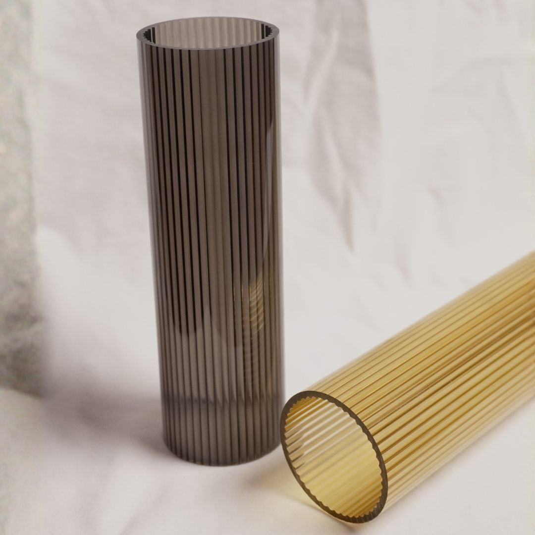 Acrylic Inner Striped Tube TOD50CPMMA -  Door Handles - ebarza Furniture UAE | Shop Modern Furniture in Abu Dhabi & Dubai - مفروشات ايبازرا في الامارات | تسوق اثاث عصري وديكورات مميزة في دبي وابوظبي