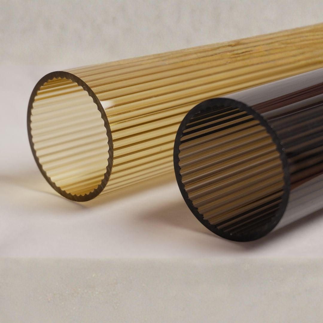 Acrylic Inner Striped Tube TOD50CPMMA -  Door Handles - ebarza Furniture UAE | Shop Modern Furniture in Abu Dhabi & Dubai - مفروشات ايبازرا في الامارات | تسوق اثاث عصري وديكورات مميزة في دبي وابوظبي