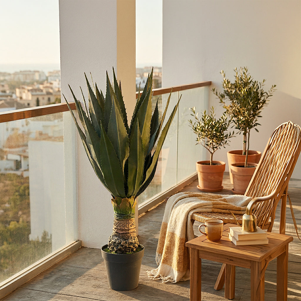 All Green Agave Plant 110cm XY2025-222