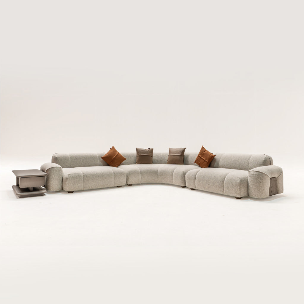Bold Corner Sofa With Coffee Table- A D Coffee Table  HOM04