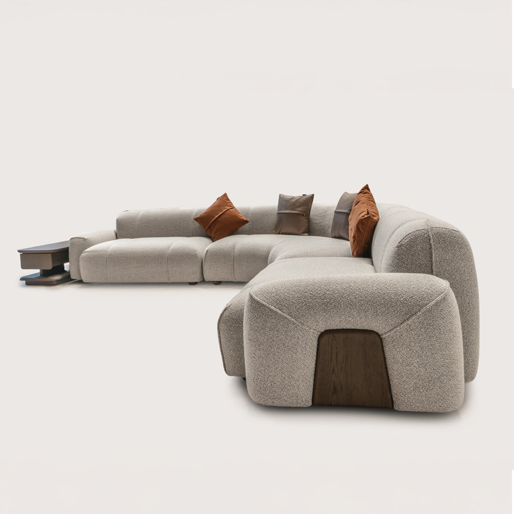 Bold Corner Sofa With Coffee Table- A D Coffee Table  HOM04