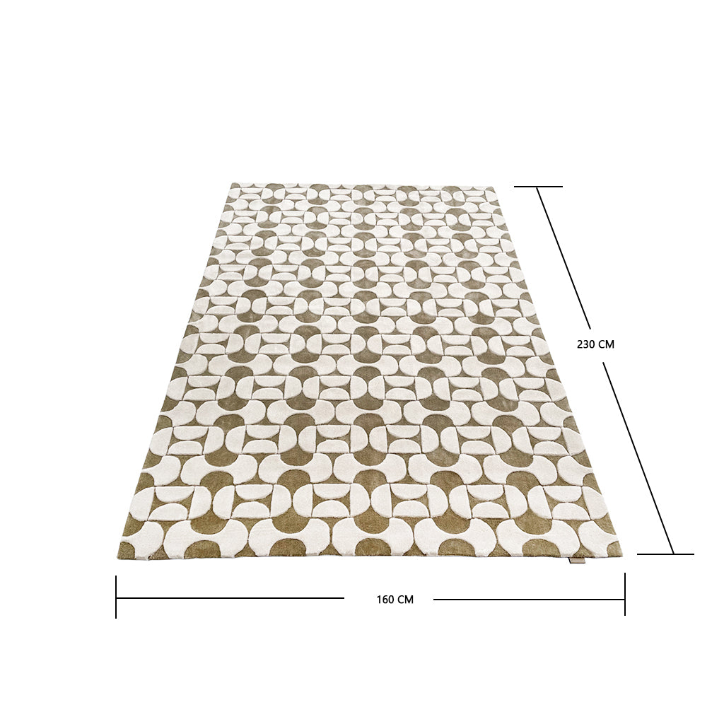 Pre-order 55 Days Delivery 230X160 Cm Modena Hand Tufted Acrylic Carpet NR-040-2316