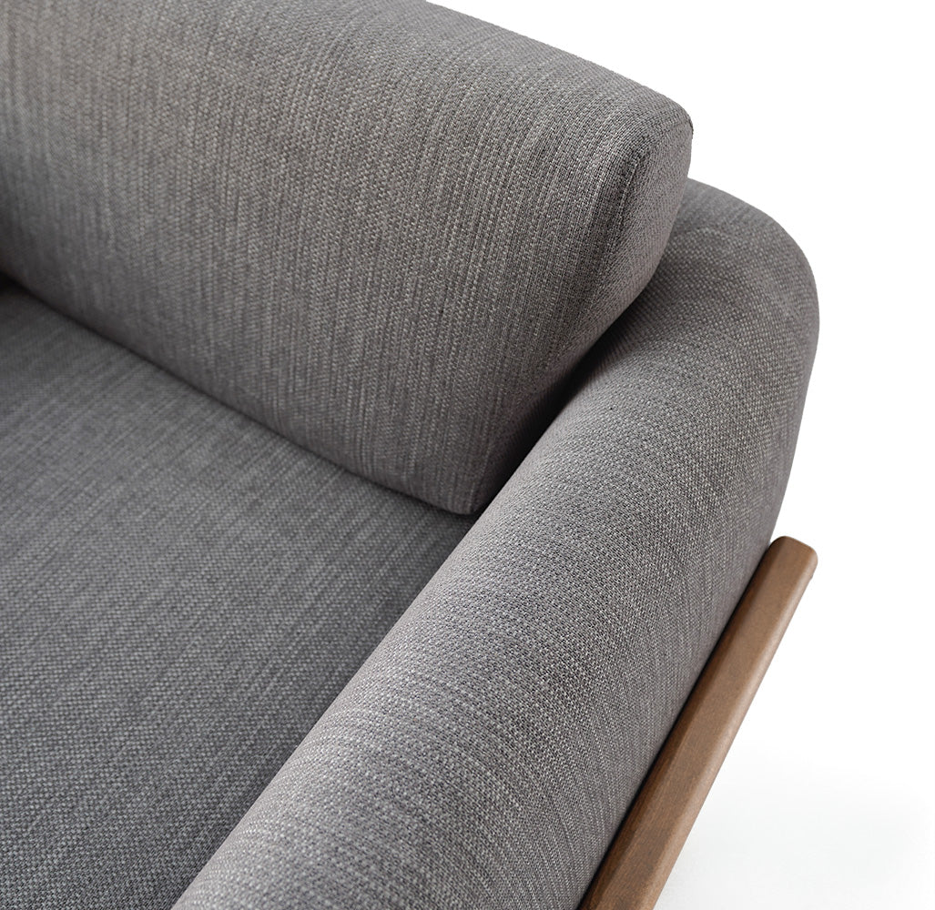 Lucca Kristal Lounge Chair Grey KRSTL-LUDARC-Grey -  Lounge Chairs | كرسي صالة لوكا كريستال - ebarza Furniture UAE | Shop Modern Furniture in Abu Dhabi & Dubai - مفروشات ايبازرا في الامارات | تسوق اثاث عصري وديكورات مميزة في دبي وابوظبي