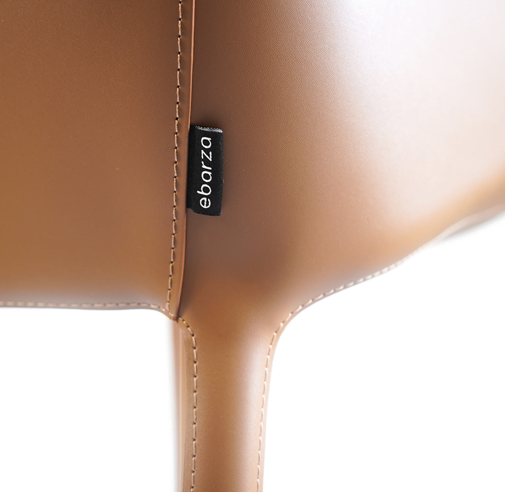 Mycroft Chair DJ752-1 Caramel -  Lounge Chairs | كرسي صالة - ebarza Furniture UAE | Shop Modern Furniture in Abu Dhabi & Dubai - مفروشات ايبازرا في الامارات | تسوق اثاث عصري وديكورات مميزة في دبي وابوظبي