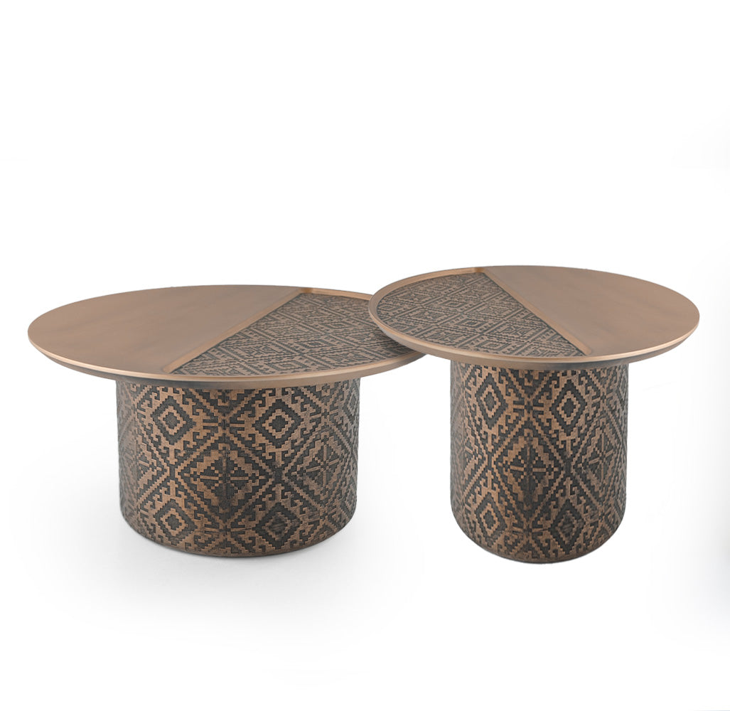 Motif Side Table Motif-Side002-G -  Side Tables | طاولة جانبية من موتيف - ebarza Furniture UAE | Shop Modern Furniture in Abu Dhabi & Dubai - مفروشات ايبازرا في الامارات | تسوق اثاث عصري وديكورات مميزة في دبي وابوظبي