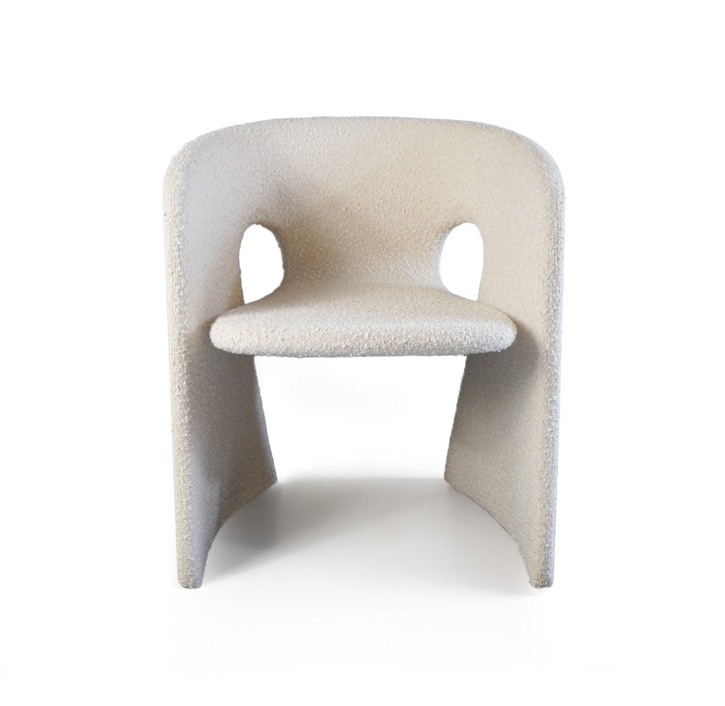 Velvet Dining Chair-B MLL-B66-Beige -  Chairs | كرسي طعام مخملي - ebarza Furniture UAE | Shop Modern Furniture in Abu Dhabi & Dubai - مفروشات ايبازرا في الامارات | تسوق اثاث عصري وديكورات مميزة في دبي وابوظبي