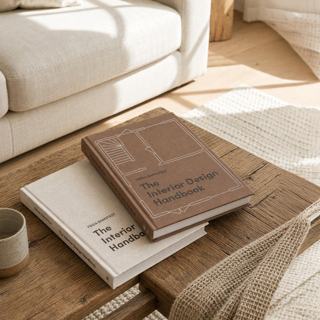 The Interior Design Handbook Brown, Decorative Book FY-50