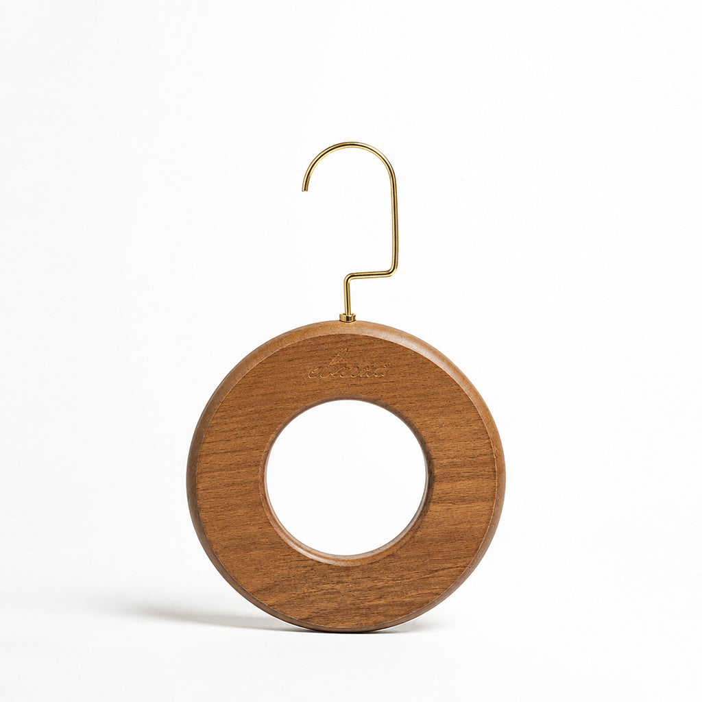 Beach Wood Scarf Hanger  LSCH02-Walnut