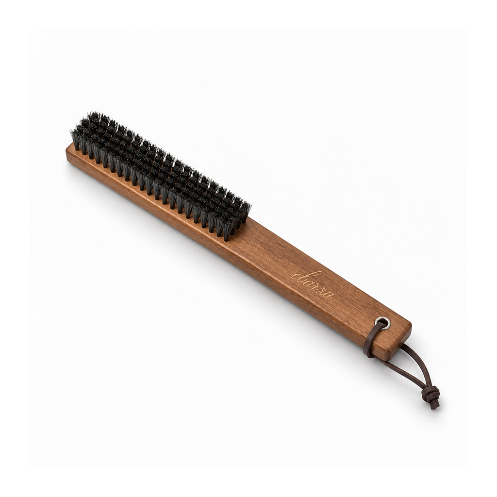 Beech Wooden Shoe Brush  LB02 Walnut