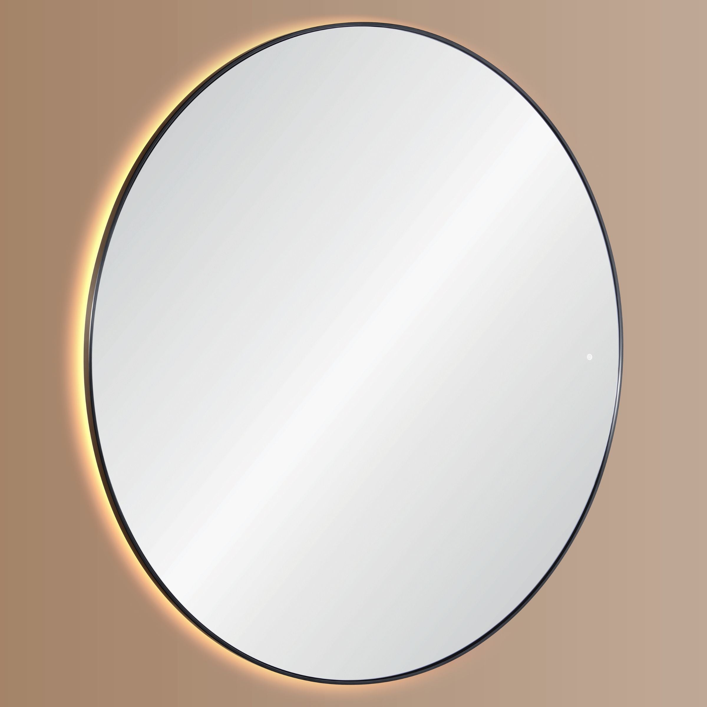 Black Mirror SS Frame + LED  OA-9356 -  Mirrors | إطار مرآة سوداء SS + LED - ebarza Furniture UAE | Shop Modern Furniture in Abu Dhabi & Dubai - مفروشات ايبازرا في الامارات | تسوق اثاث عصري وديكورات مميزة في دبي وابوظبي