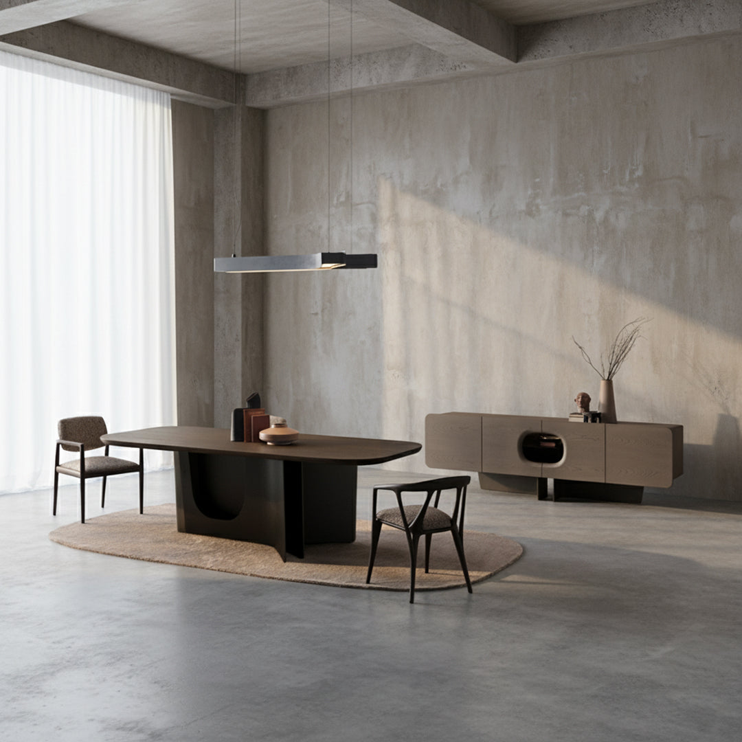 Bold Dining Table 250 Cm HM-B/DT016 -  Dining Tables - ebarza Furniture UAE | Shop Modern Furniture in Abu Dhabi & Dubai - مفروشات ايبازرا في الامارات | تسوق اثاث عصري وديكورات مميزة في دبي وابوظبي