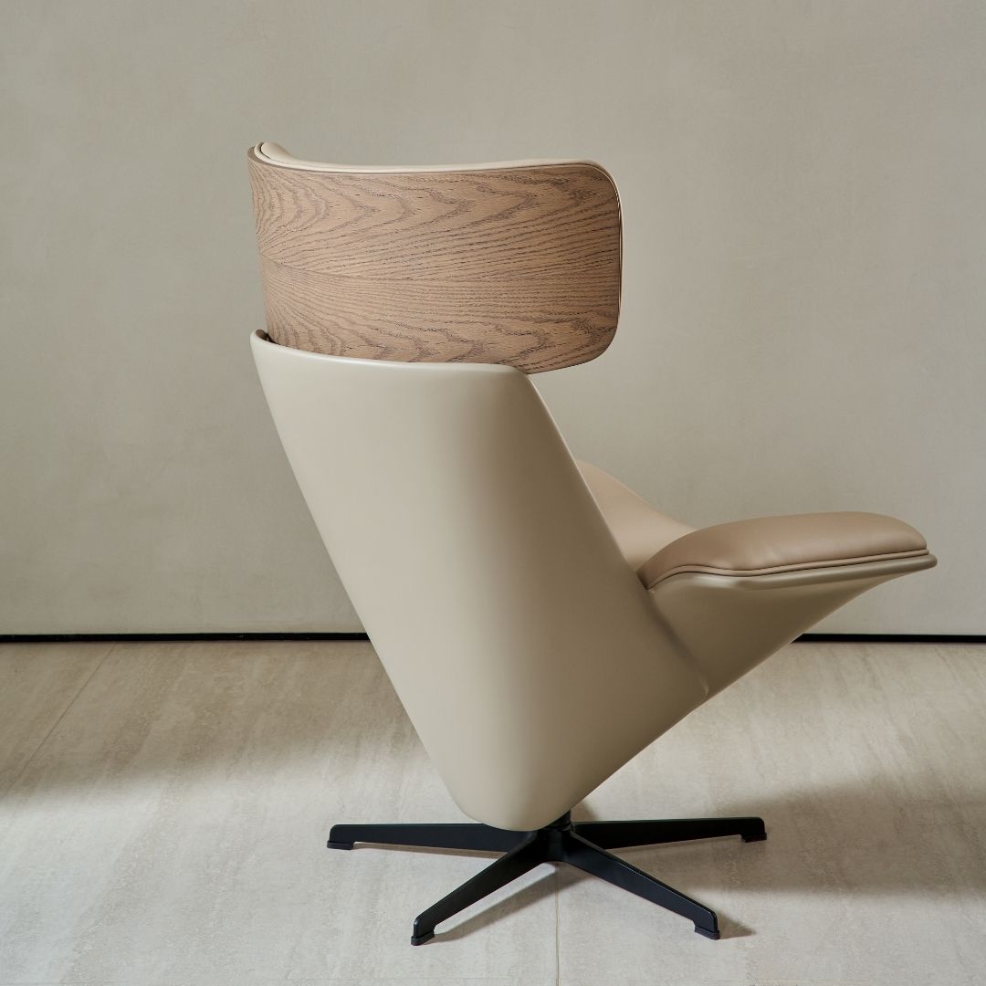 Bolo Lounge Chair MSTV-XY017 PU3149 -  Armchairs - ebarza Furniture UAE | Shop Modern Furniture in Abu Dhabi & Dubai - مفروشات ايبازرا في الامارات | تسوق اثاث عصري وديكورات مميزة في دبي وابوظبي