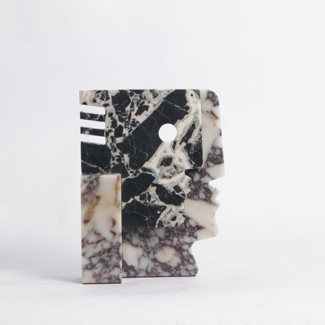 Pre-order 15 Days Delivery Bulgari Black & Bulgari Purple Marble Sculpture KA5164 -  Home Decor Figurines - ebarza Furniture UAE | Shop Modern Furniture in Abu Dhabi & Dubai - مفروشات ايبازرا في الامارات | تسوق اثاث عصري وديكورات مميزة في دبي وابوظبي