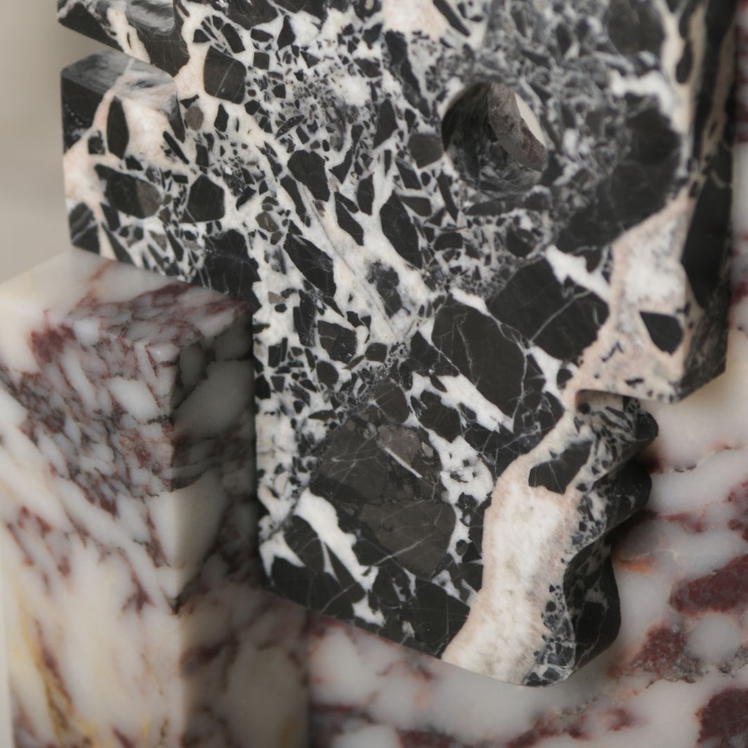 Pre-order 15 Days Delivery Bulgari Black & Bulgari Purple Marble Sculpture KA5164 -  Home Decor Figurines - ebarza Furniture UAE | Shop Modern Furniture in Abu Dhabi & Dubai - مفروشات ايبازرا في الامارات | تسوق اثاث عصري وديكورات مميزة في دبي وابوظبي