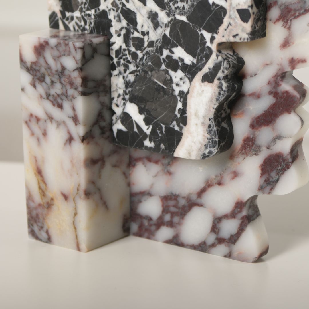 Pre-order 15 Days Delivery Bulgari Black & Bulgari Purple Marble Sculpture KA5164 -  Home Decor Figurines - ebarza Furniture UAE | Shop Modern Furniture in Abu Dhabi & Dubai - مفروشات ايبازرا في الامارات | تسوق اثاث عصري وديكورات مميزة في دبي وابوظبي