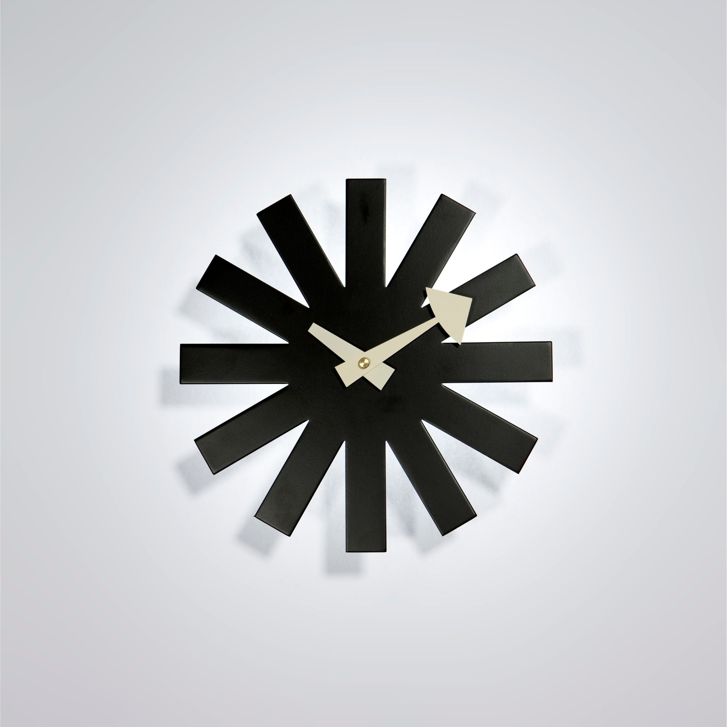 Black Wall Clock - Black CW07-B -  Clocks | ساعة حائط سوداء - ebarza Furniture UAE | Shop Modern Furniture in Abu Dhabi & Dubai - مفروشات ايبازرا في الامارات | تسوق اثاث عصري وديكورات مميزة في دبي وابوظبي