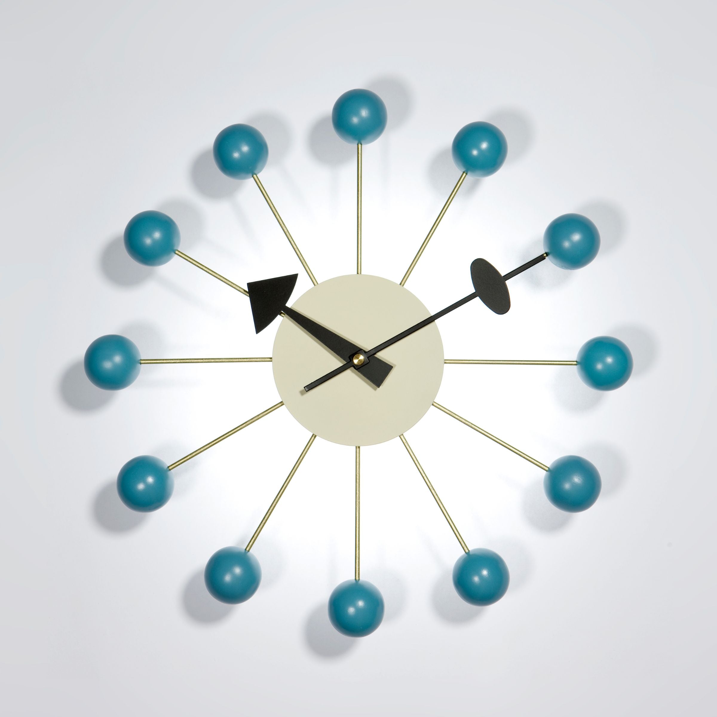 Time Wall Clock Cw09-Blue -  Clocks | ساعة حائط تايم - ebarza Furniture UAE | Shop Modern Furniture in Abu Dhabi & Dubai - مفروشات ايبازرا في الامارات | تسوق اثاث عصري وديكورات مميزة في دبي وابوظبي