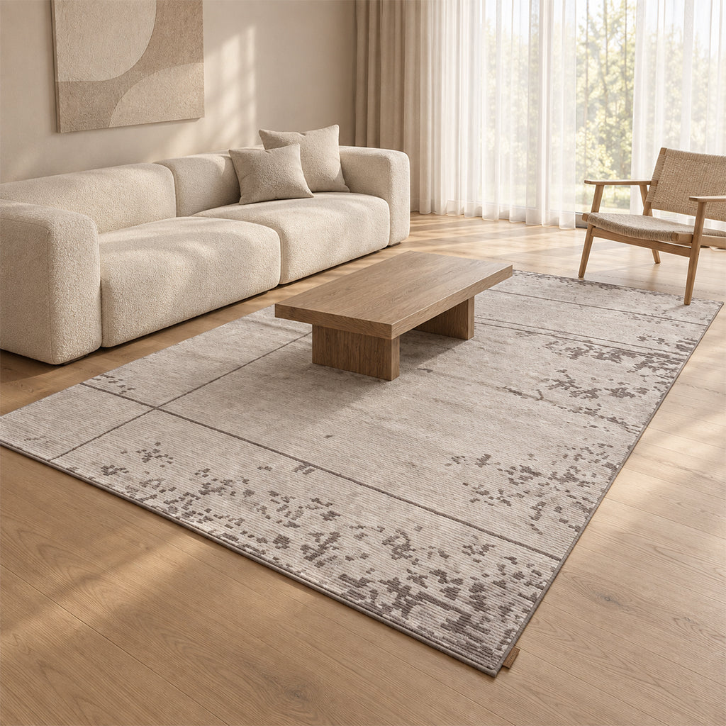 Pre-order for 55 Days Delivery - 300X200 Cm Cadre Linear Hand Tufted Acrylic Carpet NR-093-3020