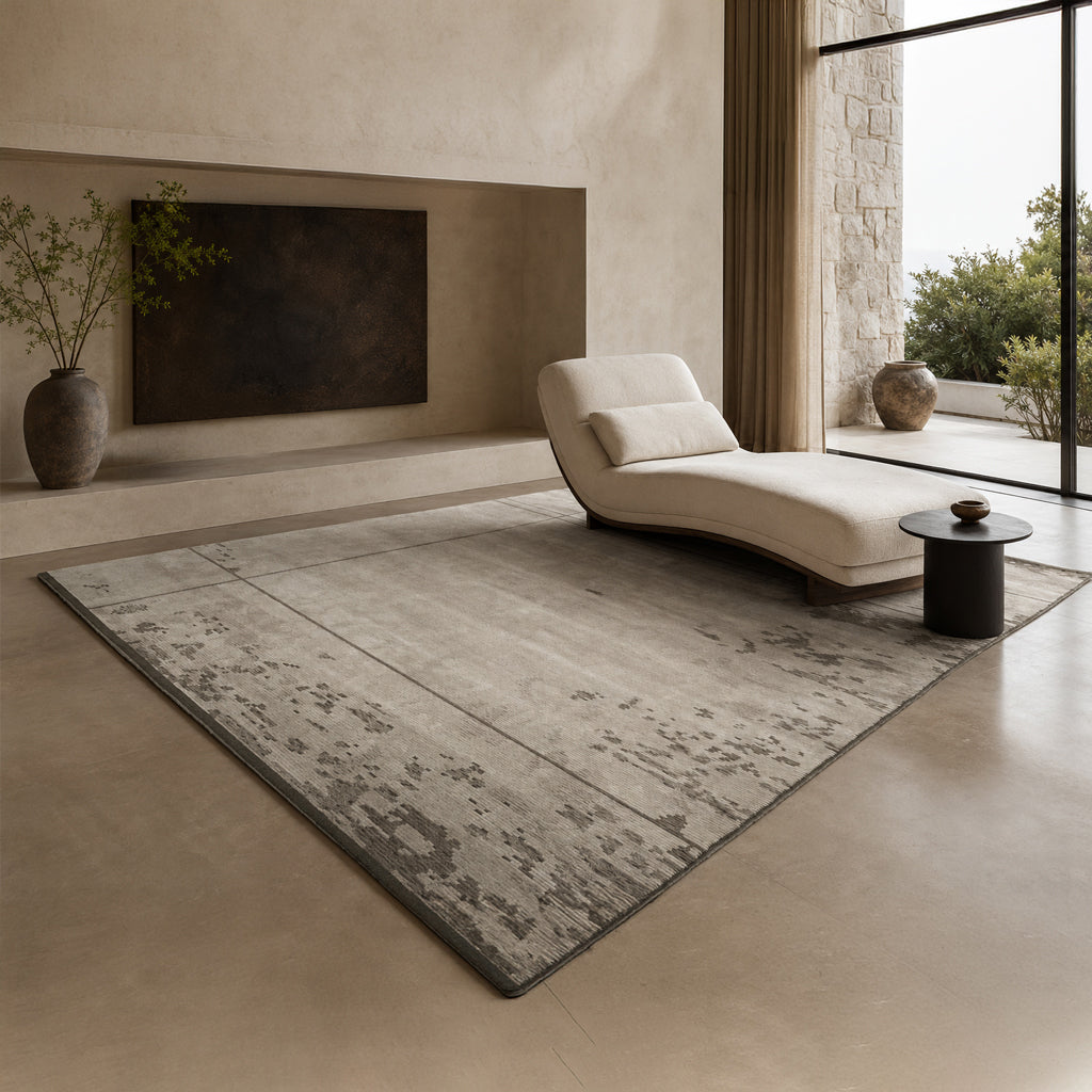 Pre-order for 55 Days Delivery  - 450X300 Cm Cadre Linear Hand Tufted Acrylic Carpet NR-093-4530