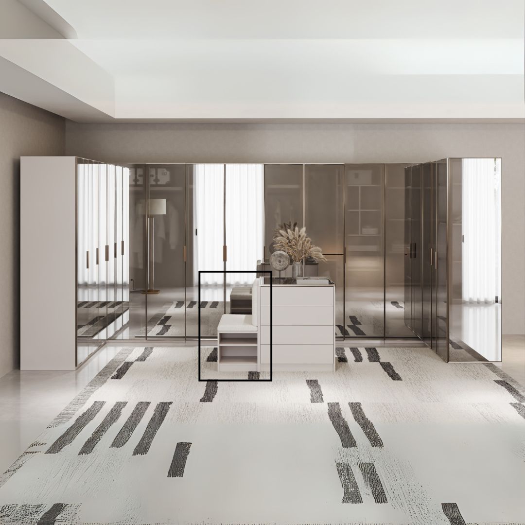 Pre-order 25 Days Delivery Cashmere Island Dresser Bench -  Cabinets - ebarza Furniture UAE | Shop Modern Furniture in Abu Dhabi & Dubai - مفروشات ايبازرا في الامارات | تسوق اثاث عصري وديكورات مميزة في دبي وابوظبي