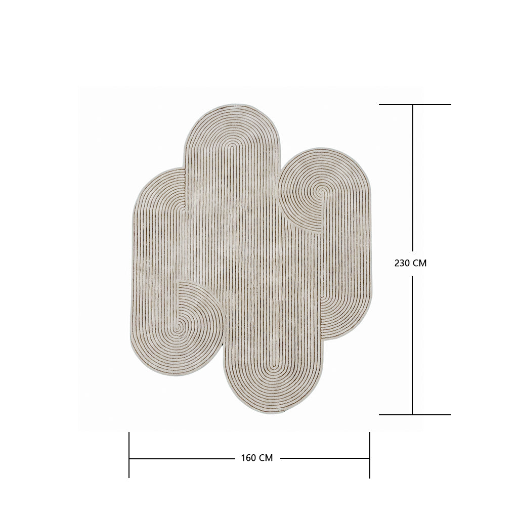 Pre-order 55 Days Delivery 230X160 Cm  Celo Hand Tufted Acrylic Carpet NR-042-2316