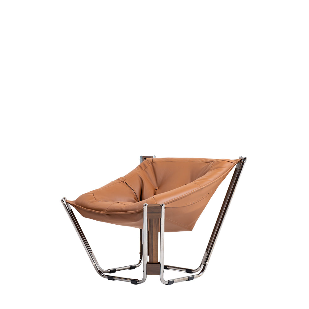 Cocoon Lounge Chair - PS-A179 -Br -  Lounge Chairs - ebarza Furniture UAE | Shop Modern Furniture in Abu Dhabi & Dubai - مفروشات ايبازرا في الامارات | تسوق اثاث عصري وديكورات مميزة في دبي وابوظبي
