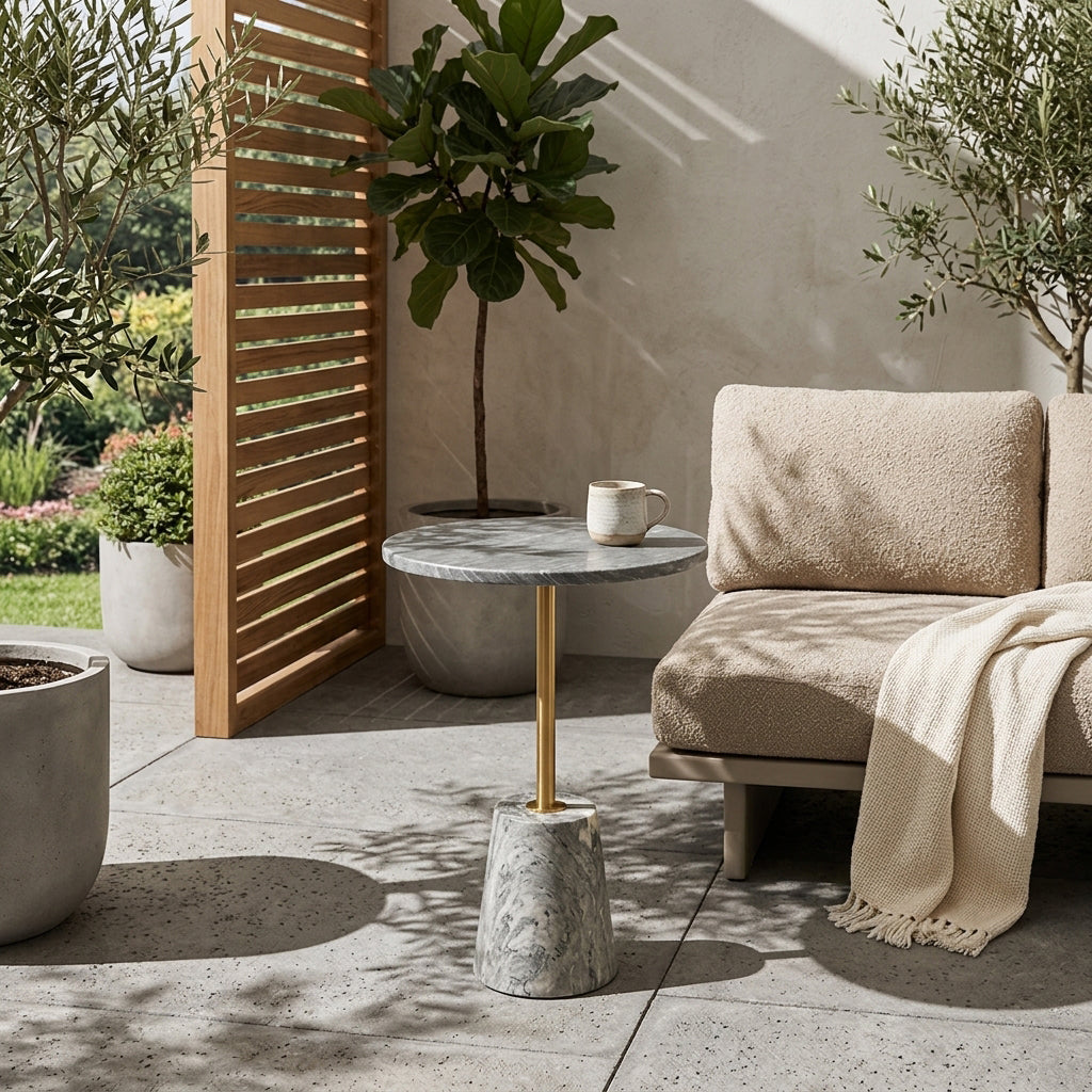 Gray BEACON coffee table 4616-GRY with sleek wooden top and modern design, perfect for living room decor.
