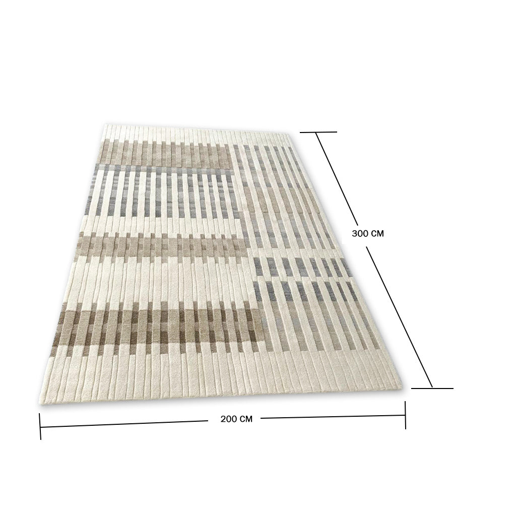 Pre-order 55 Days Delivery 300X200 Cm Colonnade Hand Tufted Acrylic Carpet NR-022-3020